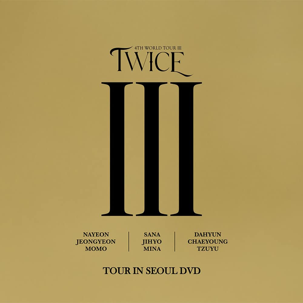 【新品未開封】TWICE 4TH WORLD TOUR Ⅲ IN SEOUL TWICE 4TH WORLD TOUR Ⅲ IN SEOUL [DVD] (No poster) : Amazon.ca